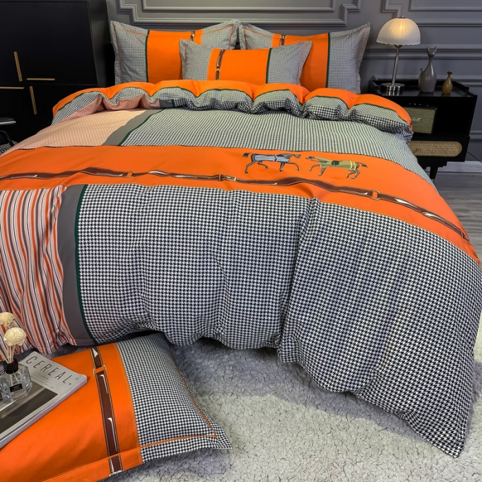 91家纺网 家纺一手货源 找家纺 （总）金爱家 2021新款大版13372条格简约单品系列