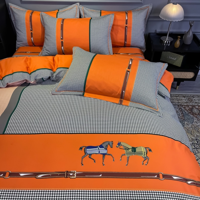 91家纺网 家纺一手货源 找家纺 （总）金爱家 2021新款大版13372条格简约单品系列