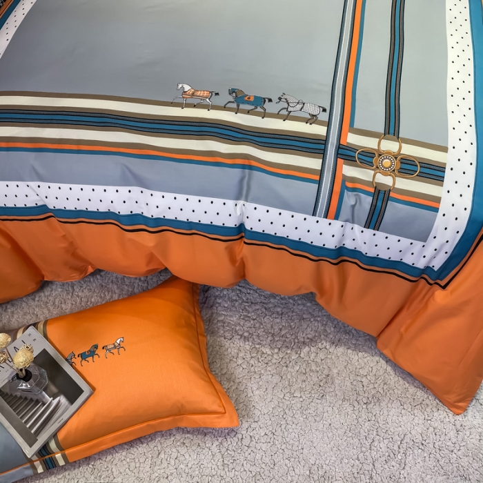 91家纺网 家纺一手货源 找家纺 金爱家 2021新款大版13372条格简约单品系列 拉斐尔