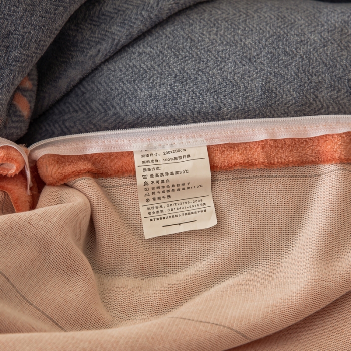 91家纺网 家纺一手货源 找家纺 凡客2021秋冬总重3.8kg高克重牛奶绒印花四件套简单时光