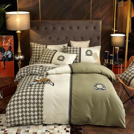 91家纺网 家纺一手货源 找家纺 （总）惠居家 2022大版全棉磨毛四件套中国风花卉