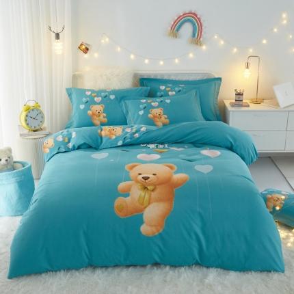 91家纺网 家纺一手货源 找家纺 （总）惠居家 2022大版全棉磨毛四件套中国风花卉