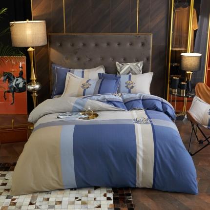 91家纺网 家纺一手货源 找家纺 （总）惠居家 2022大版全棉磨毛四件套中国风花卉