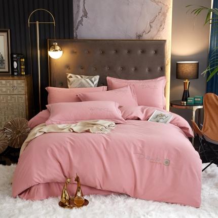 91家纺网 家纺一手货源 找家纺 （总）惠居家 全棉磨毛绣花四件套 娜可系列