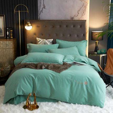 91家纺网 家纺一手货源 找家纺 （总）惠居家 全棉磨毛绣花四件套 娜可系列