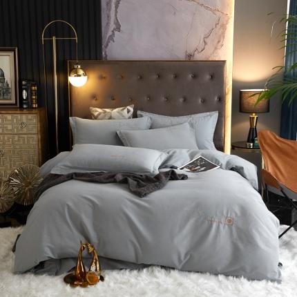 91家纺网 家纺一手货源 找家纺 （总）惠居家 全棉磨毛绣花四件套 娜可系列