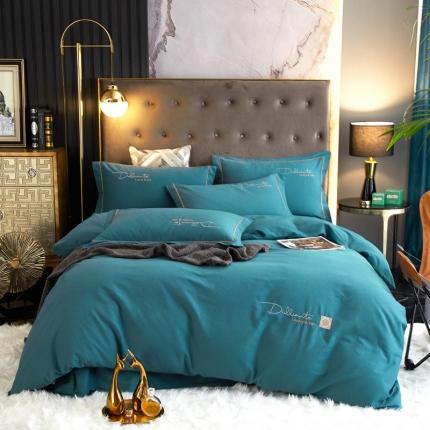 91家纺网 家纺一手货源 找家纺 （总）惠居家 全棉磨毛绣花四件套 娜可系列