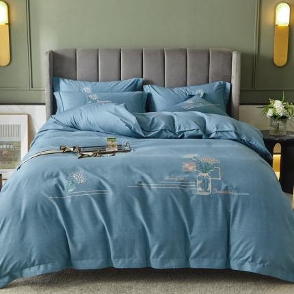 91家纺网 家纺一手货源 找家纺 （总）惠居家 全棉磨毛绣花四件套 怡香系列