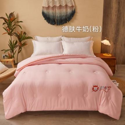 91家纺网 家纺一手货源 找家纺 （总）2023丽卡家纺新款德芙牛奶被大豆被子被芯春秋被冬被