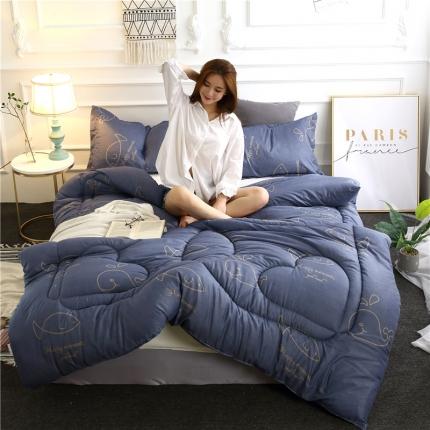 91家纺网 家纺一手货源 找家纺 畅销被业2021新款印花冬被被子被芯 梦幻家园