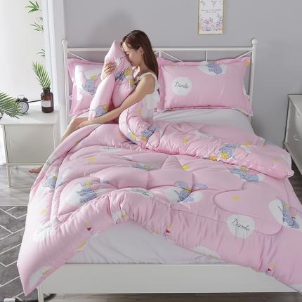 91家纺网 家纺一手货源 找家纺 畅销被业2021新款印花冬被被子被芯 小飞象