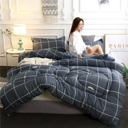 畅销被业2021新款印花冬被被子被芯 胡子先生