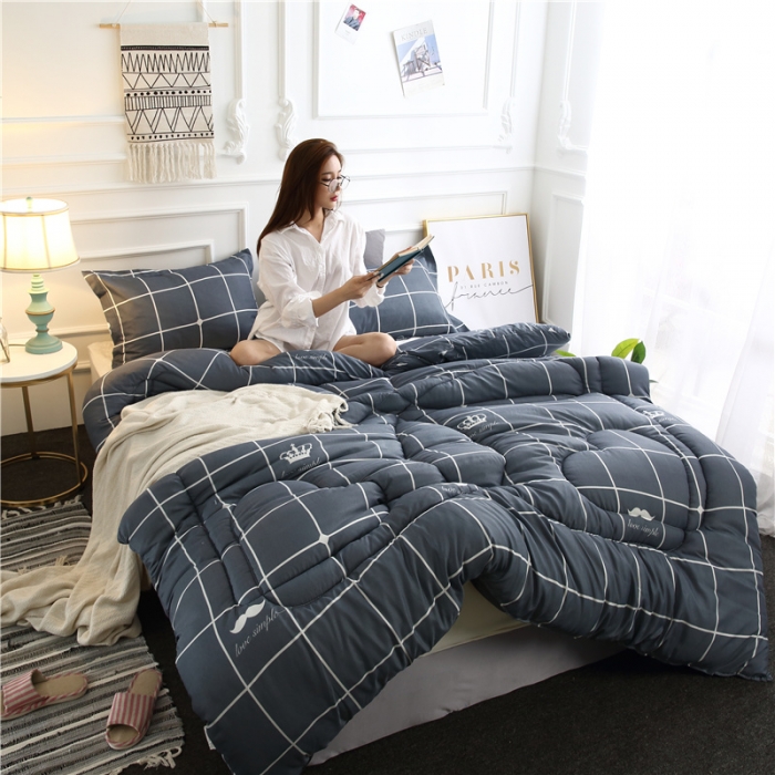 91家纺网 家纺一手货源 找家纺 畅销被业2021新款印花冬被被子被芯 胡子先生