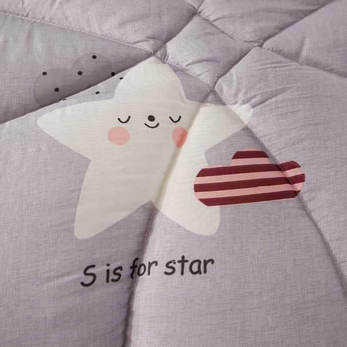 91家纺网 家纺一手货源 找家纺 畅销被业2021新款印花冬被被子被芯 灰色空间