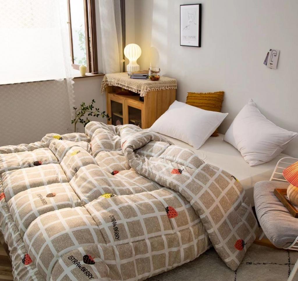 91家纺网 家纺一手货源 找家纺 畅销被业2021新款印花冬被被子被芯 甜蜜水果