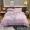 91家纺网 家纺一手货源 找家纺 星尚新款A类牛奶绒加厚保暖轻氧绒法莱绒水晶绣花四件套 曼享-梦幻紫