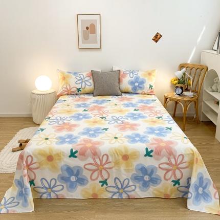 91家纺网 家纺一手货源 找家纺 （总）简宜家居2023新款纯棉全棉单床单