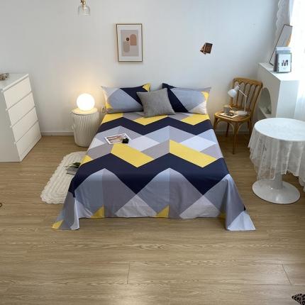 91家纺网 家纺一手货源 找家纺 （总）简宜家居2023新款纯棉全棉单床单