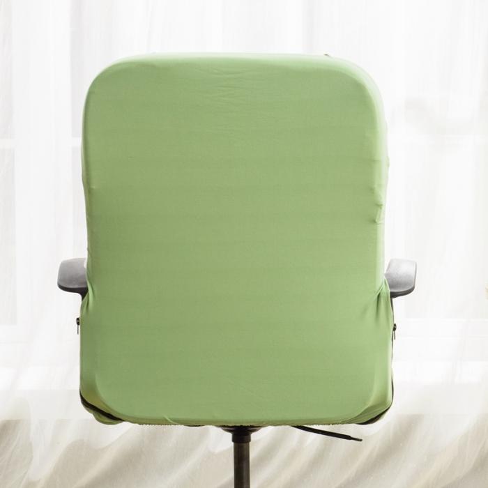 91家纺网 家纺一手货源 找家纺 弹力纯色老板椅套 薄款旋转办公椅套子 带拉链扶手椅子套