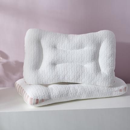 枕芯 新款spa针织棉按摩枕 护颈低枕枕头