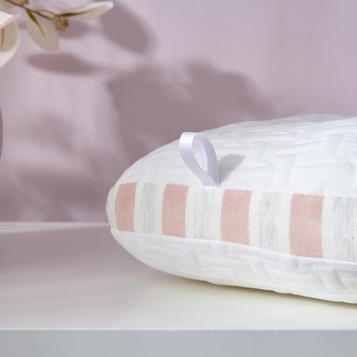 91家纺网 家纺一手货源 找家纺 枕芯 新款spa针织棉按摩枕 护颈低枕枕头