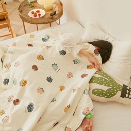 91家纺网 家纺一手货源 找家纺 （总）丽笙 2021新款60SA类长绒棉驱蚊儿童夏被