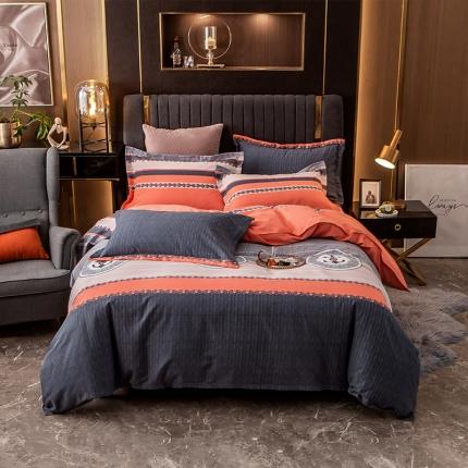 91家纺网 家纺一手货源 找家纺 （总）凯磊 2021新款.加厚磨毛四件套