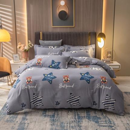 91家纺网 家纺一手货源 找家纺 （总）凯磊 2021新款.加厚磨毛四件套