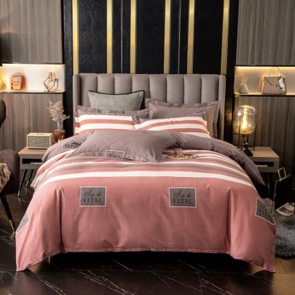 91家纺网 家纺一手货源 找家纺 （总）凯磊 2021新款.加厚磨毛四件套