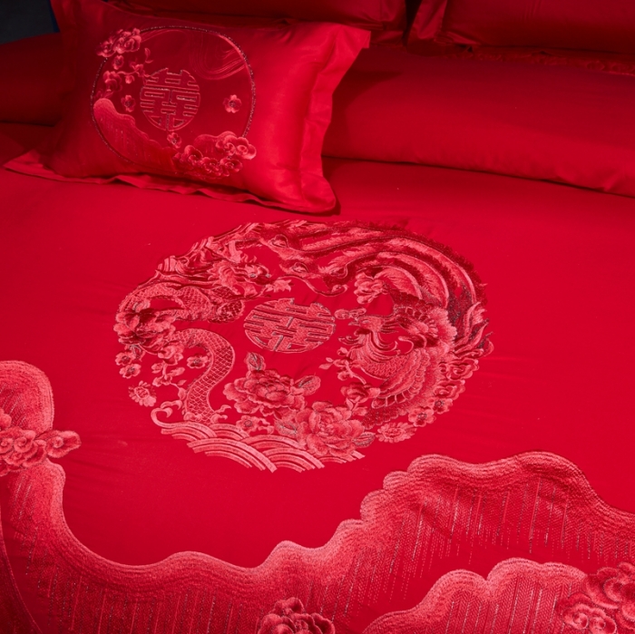 91家纺网 家纺一手货源 找家纺 (总) 高大尚 2021新款60支长绒棉婚庆多件套