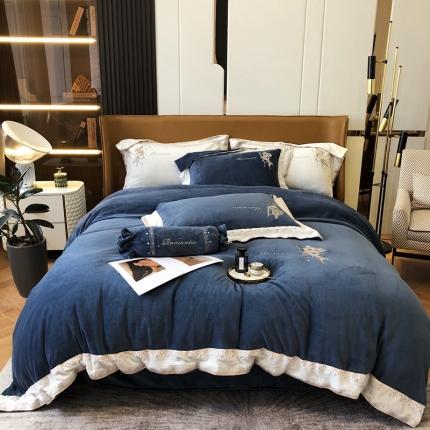 91家纺网 家纺一手货源 找家纺 （总）馨蕊家居 2021秋冬轻奢煦暖绒系列新品-美人鱼