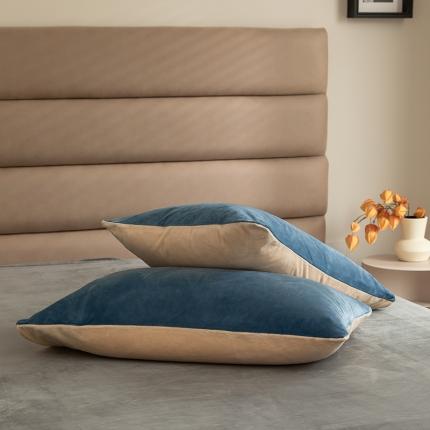 91家纺网 家纺一手货源 找家纺 （总）寐眠2021新款天鹅绒枕套48*74cm一对