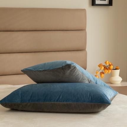 91家纺网 家纺一手货源 找家纺 （总）寐眠2021新款天鹅绒枕套48*74cm一对