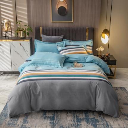 91家纺网 家纺一手货源 找家纺 凯磊 2021新款.加厚磨毛四件套 岁月静好