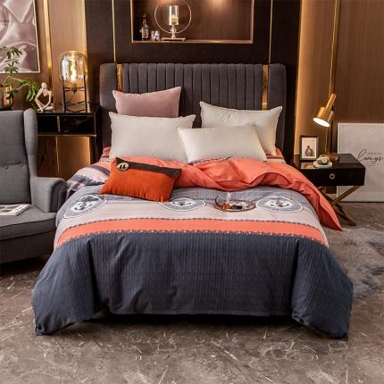 91家纺网 家纺一手货源 找家纺 凯磊 2021新款.加厚磨毛单被套 赫拉