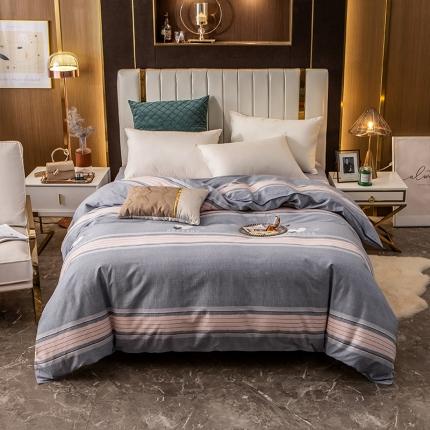 91家纺网 家纺一手货源 找家纺 凯磊 2021新款.加厚磨毛单被套 快乐时光