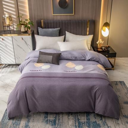 91家纺网 家纺一手货源 找家纺 凯磊 2021新款.加厚磨毛单被套 漫步时光