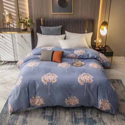 91家纺网 家纺一手货源 找家纺 凯磊 2021新款.加厚磨毛单被套 约会春天