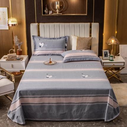 91家纺网 家纺一手货源 找家纺 凯磊 2021新款.加厚磨毛单床单 快乐时光