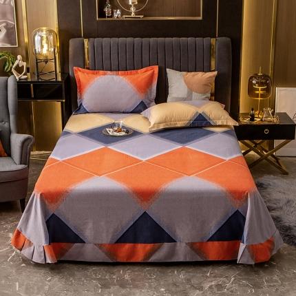 凯磊 2021新款.加厚磨毛单床单 流光时速