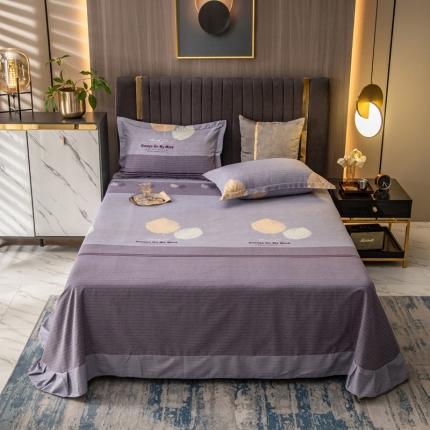 91家纺网 家纺一手货源 找家纺 凯磊 2021新款.加厚磨毛单床单 漫步时光