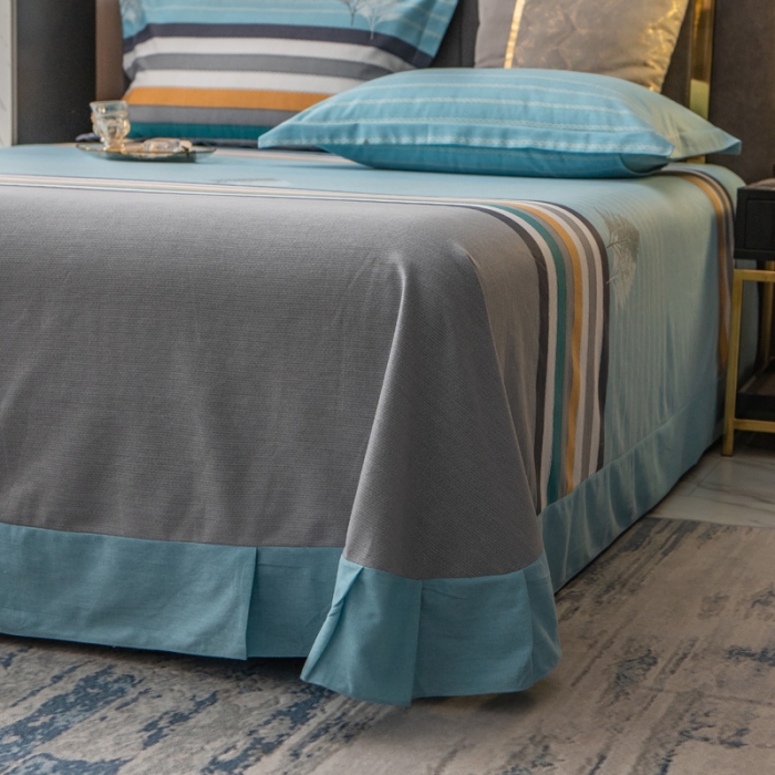 91家纺网 家纺一手货源 找家纺 凯磊 2021新款.加厚磨毛单床单岁月静好