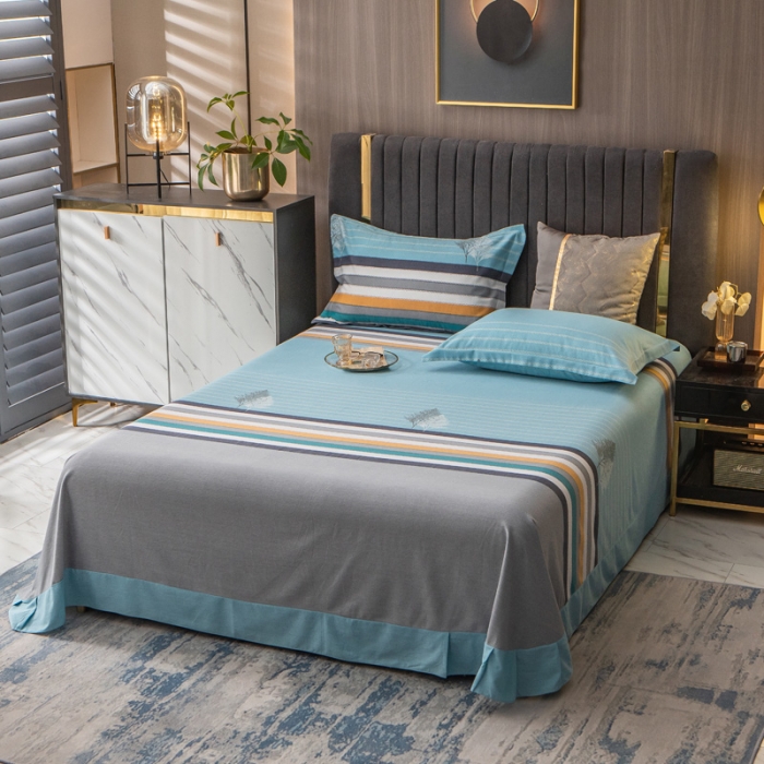 91家纺网 家纺一手货源 找家纺 凯磊 2021新款.加厚磨毛单床单岁月静好