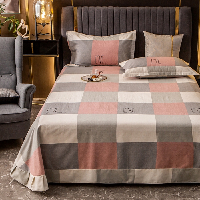 91家纺网 家纺一手货源 找家纺 凯磊 2021新款.加厚磨毛单床单向往