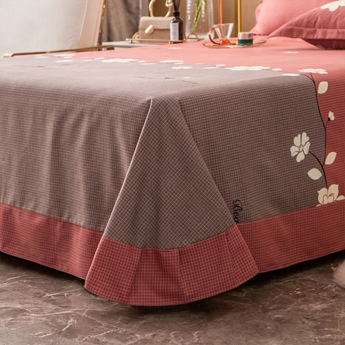 91家纺网 家纺一手货源 找家纺 凯磊 2021新款.加厚磨毛单床单一抹清香