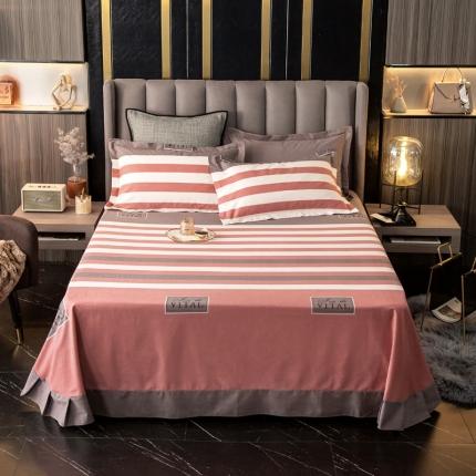 91家纺网 家纺一手货源 找家纺 凯磊 2021新款.加厚磨毛单床单印象风范