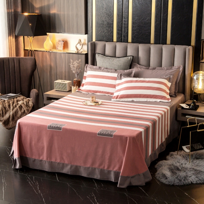 91家纺网 家纺一手货源 找家纺 凯磊 2021新款.加厚磨毛单床单印象风范