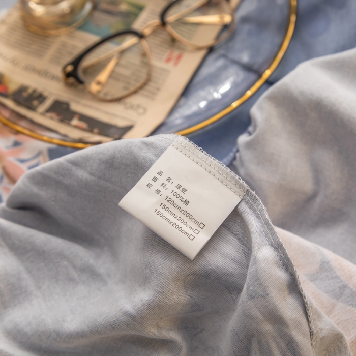 91家纺网 家纺一手货源 找家纺 凯磊 2021新款.加厚磨毛单床单约会春天