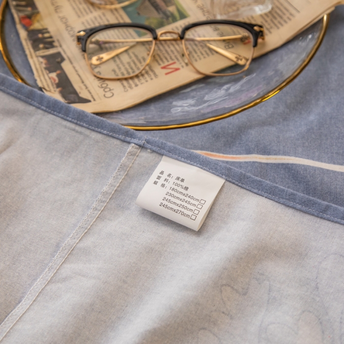 91家纺网 家纺一手货源 找家纺 凯磊 2021新款.加厚磨毛单床单约会春天