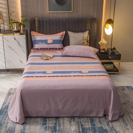 91家纺网 家纺一手货源 找家纺 凯磊 2021新款.加厚磨毛单床单真爱永恒